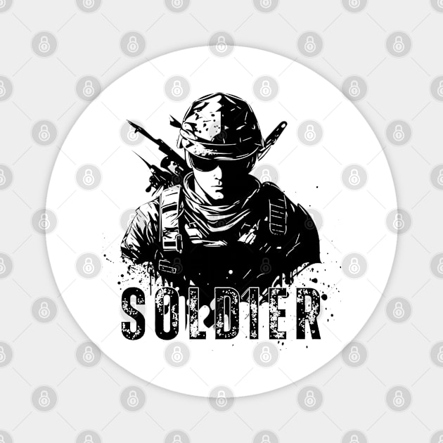 SOLDIER Magnet by tzolotov